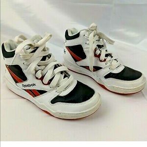 Reebok BB 4500 Court Kids' Shoes White-Black-Legacy Red 12A501.